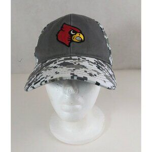 OC NCAA Louisville Cardinals Pixelated Camo Adjustable Unisex Baseball Cap